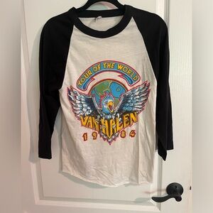 Vintage Van Halen 1984 Tour T shirt